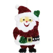 Santa Claus Tinsel Wall Decoration