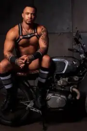 [O464] Handsome Man Cute Male Model Showing Off Body Physique Art Photography