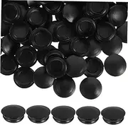 Veemoon 100pcs Reusable Furniture Hole Plugs Plastic Plug Holes for Cabinets Round Cover Caps