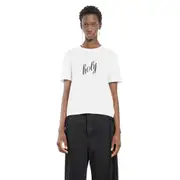 [ANN DEMEULEMEESTER] Fanie ''Holy'' T-Shirt White