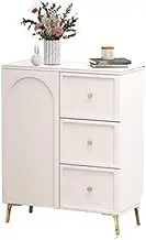 Large Capacity Solid Wood Shoe Cabinet Organizer Economical Home Shoe Rack for Entryway Locking Panel Design Small