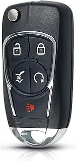 FLJKCT 2/3/4/5 Buttons Key Protective Shell Modified Flip Folding Remote Key Case Shell,for Opel Insignia Astra Zafira,for Chevrolet Cruze