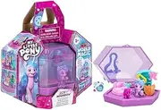 My Little Pony Mini World Magic Crystal Keychain Izzy Moonbow Toy - Portable Mini Playset, Pony, and Accessories for Kids Ages 5 and Up