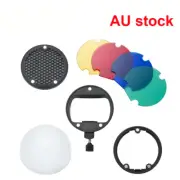 Magnetic Diffuser Color Filters Honeycomy Accessory Set For Flash Head Speedlite