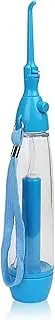 Portable Manual Oral Irrigator, Wireless, No Battery, for On the Go, Adjustable Pressure, Water Flosser for Interdental Orthodontics, Gums, Tonsil Stone