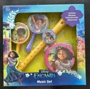 Disney Encanto Music Set Includes Maracas Flute Recorder Tambourine New In Box