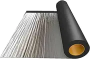 Waterproof Roof Bitumen Tape Repair Tape,Self-Adhesive Butyl Sealing Tape,Outdoor Use Butyl Sealing Tape,Aluminum Coating Foil Tape,for Crack,Sill,Easy to Cut (0.5x15m(1.64x49.2ft))