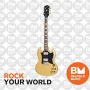 Epiphone SG Standard Electric Guitar TV Yellow w/ GigBag - EIGSGSTYNH1