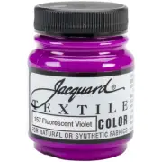 Jacquard Textile Color Fabric Paint 2.25oz Fluorescent Violet