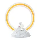Resin Cycling Astronaut Night Light USB Plug-in Desktop Ornaments Home Decor AU