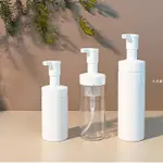 100ML 150ML 200ML PET 泡沫瓶泵空慕斯液體洗手皂液器瓶帶防塵蓋 Y