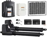 LockMaster Swing Gate Opener Auto Solar Power Electric Kit Remote Control 800Kg