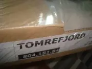 Ikea TOMREFJORD Cover only for Queen Bed Frame Dimmelsvik BEIGE 80418184 NEW NIB