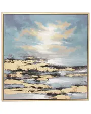 Peyton Lane Wood Contemporary Abstract Framed Wall Art NoSize NoColor