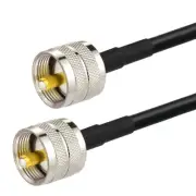 CB Two Way Radio Antenna UHF PL-259 Male to PL-259 Male Coax Coaxial Cable 2m