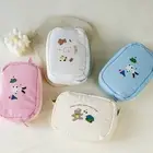 Nylon Cosmetic Bag Large Capacity Data Cable Storage Bag Travel Storage Bag