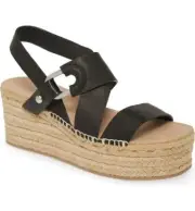 $395 - RAG & BONE August Leather Platform Espadrille Wedge Sandals Size 10