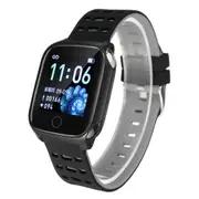 F16 1.3in Color Screen IP67 Waterproof Smart Watch ECG Heart Rate spO2 Monitor Shake Camera Sports Bracelet Fitness Tracker GRAY COLOR
