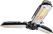 Parasol Terrace Heater, 2000W Parasol Electric Heater, Infrared Radiant Heater with 3 Heating Panels, Electric Parasol Heater, 220V