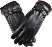 [CORHAD] Ski Gloves for Women Windproof Touchscreen Full-Protect Climbing Gloves Slip Palm Leather
