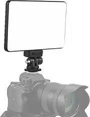 Photography Lamp Dimmable Light Portable Vlog Light 196 Beads 20 Special Lighting Effects NP-F Series Battery Powered 2500K-9000K Dimmable with 1/4in Shoe Mount 1/4in Threaded Hole