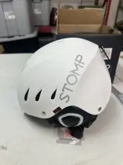 New Stomp Ski/Snow Board Helmet VS610 Matte White In Box With Bag Size Small