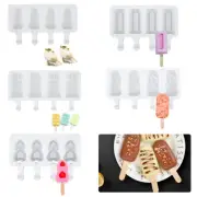 DIY Yogurt Juice Ice Cream Mold Popsicle Maker Lolly Mould Tray Rectangle BrLTJ