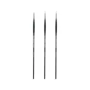 Imperial Professional Chungking Hog Bristle Brush, Round Size #0 - 3 Pack
