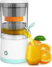 [PRETYZOOM] Juicer Vegetable and Fruit Juicer Electric Small Juicer Slow Juicer, Portable USB Charging