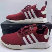 Adidas NMD R1 Running Shoes Red White FX6787 Mens Sz 7 NWB