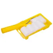 8Pcs Paint Roller Kit, 2" 10mm Thick Oily-Based Foam Rollers, Tray, 26cm Frame