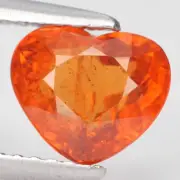 2.04 Ct. Awesome Luster Mandarin Garnet Brilliant Cut WITH GLC CERTIFY