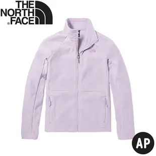 【The North Face 女 可套式刷毛保暖外套 AP《淺紫》】5GB4/休閒外套/中層衣/夾克/刷毛外套