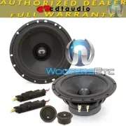 CDT AUDIO HD-61 6.5" HIGH DEFINITION COMPONENT SPEAKERS SILK TWEETERS CROSSOVERS