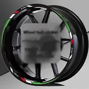 17“ Reflective Motorcycle Accessory Wheel Sticker Rim Decal for Dragster 800 RR Dragster 800 SCS F3 (Color : WL P124BWLP41A10)