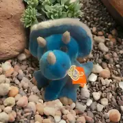Wild Republic Baby Triceratops Blue 9" Plush NEW Dinosaur Recycled Bottles Fill