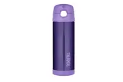 THERMOS FUNTAINER 470ml DRINK BOTTLE - CHARCOAL OR PURPLE