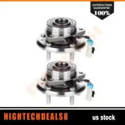 Front RH & LH Wheel Hub Bearings (2) For Saturn Suzuki Chevrolet Pontiac W/ ABS (for: Suzuki)