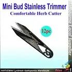 12x Stainless trimmer Hydroponic Garden Secateurs Bud Scissor Herb Cutter