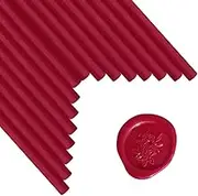 Wax Seal Sticks, ANBOSE 16 Pieces Glue Gun Sealing Wax Sticks for Wax Seal Stamp, Wine Red Wax Seal Stick for 0.44 Inch Glue Gun, for Wedding Invitations, Cards, Envelopes