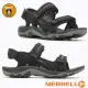 【MERRELL】男 HUNTINGTON LTR CONVERT 戶外水陸兩用涼鞋.拖鞋.海灘鞋(ML036843 黑色)