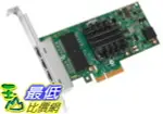 [106美國直購] 網路伺服器介面卡 網路卡 INTEL I350T4BLK ETHERNET SERVER ADAPTER I350-T4 - NETWORK ADAPTER - PCI EXPRESS 2.0 X4 LOW PROFILE