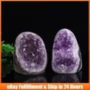 400-500g Natural Clearance Amethyst Geode Quartz Crystal Cluster Reiki Specimens