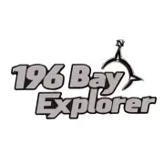 Triton Boat Raised Decal 1963544 | 9 x 4 1/2 Inch 196 Bay Explorer