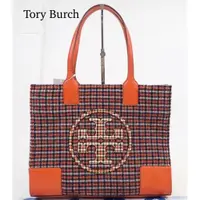 在飛比找蝦皮購物優惠-TORY BURCH 托特包 ELLA 羊毛 mercari