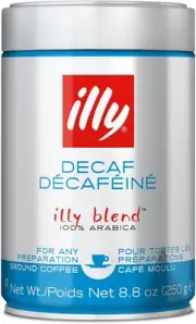 Illy Decaffeinated Ground Coffee, 250 G