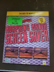 Sealed Rare VINTAGE Morphing Mania Screen Saver CD ROM FOR PC Windows 95/3.1