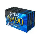 Pack Of 4 Tdk Sa 90 High Bias Super Avilyn Audio Cassettes For Optimal Sound
