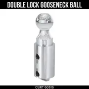 CURT Replacement Double Lock Gooseneck Ball 2-5/16" Diameter 30000 Pounds 60616