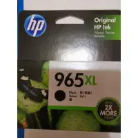 在飛比找蝦皮購物優惠-HP 黑色原廠墨水匣HP 3JA84AA HP 965XL